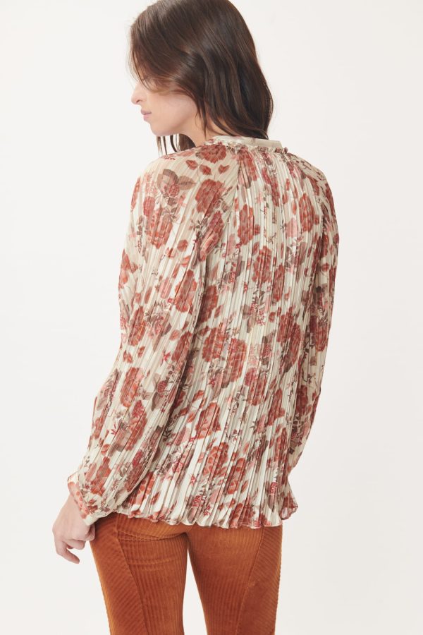 Chemise imprimée et lurex BERANGERE - Image 3