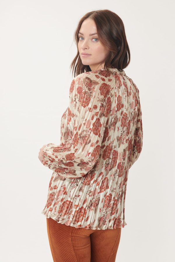 Chemise imprimée et lurex BERANGERE - Image 4