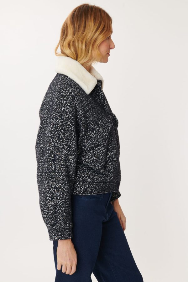 Blouson tissu mélangé CASSIOPEE - Image 2