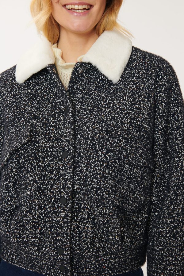 Blouson tissu mélangé CASSIOPEE - Image 4
