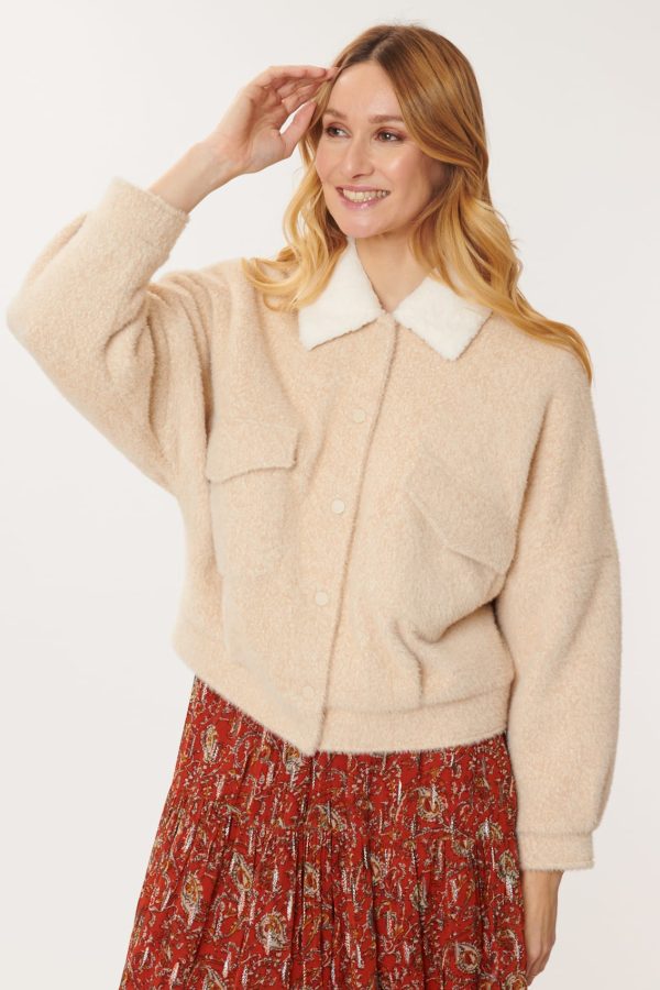 Blouson tissu mélangé CASSIOPEE - Image 6
