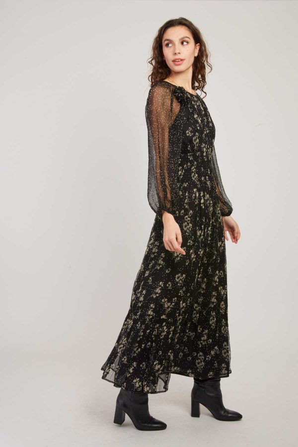 Robe longue imprimé floral BANDOL - Image 3