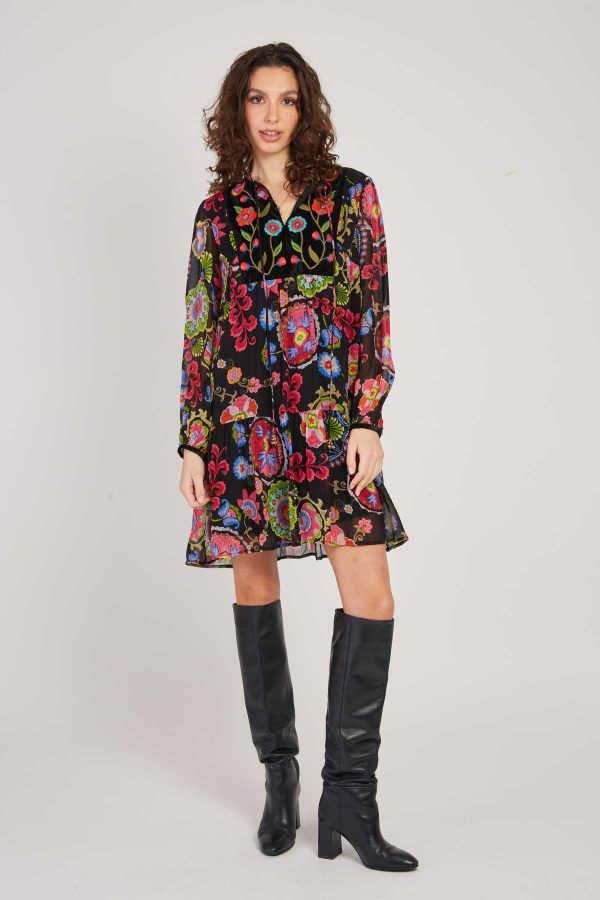 Robe courte imprimée BARTH