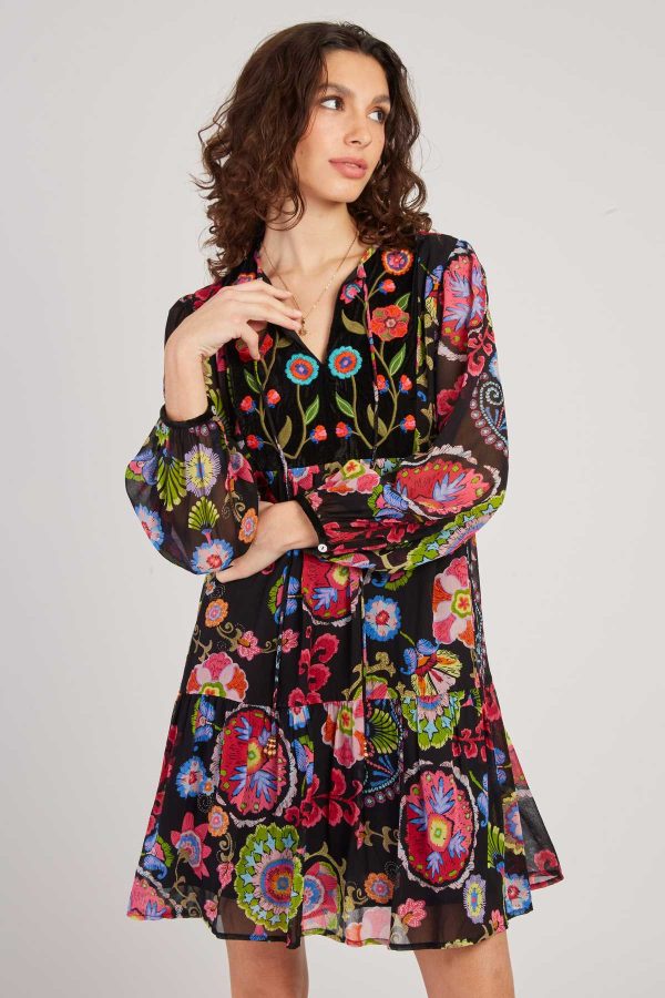Robe courte imprimée BARTH - Image 2