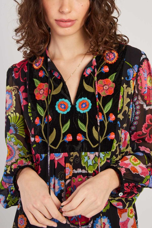 Robe courte imprimée BARTH - Image 3
