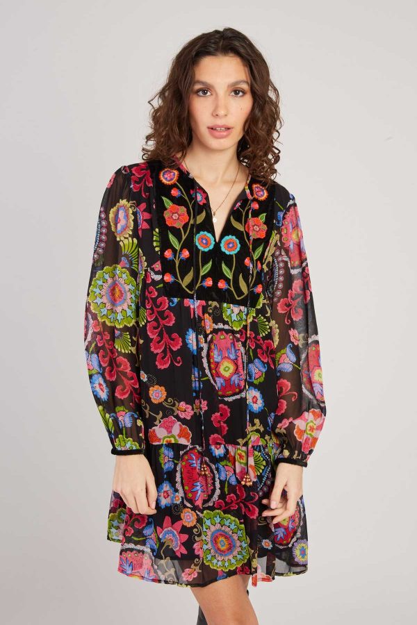 Robe courte imprimée BARTH - Image 4