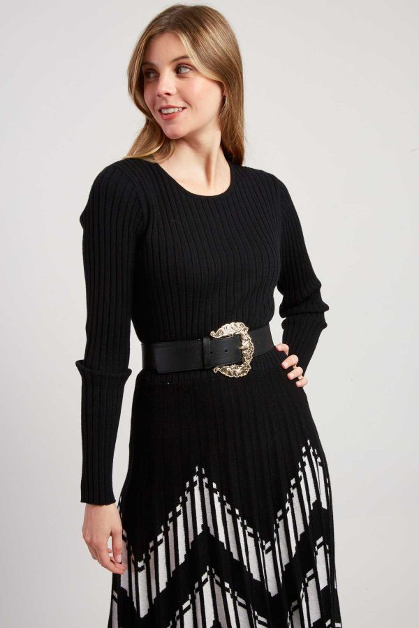 Robe mi-longue en maille JALOUSE - Image 4