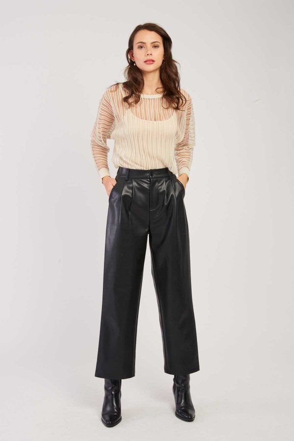 Pull Rayé Transparent Manches Longues CARINE - Image 6