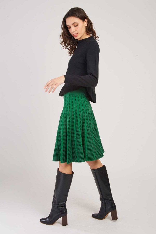 Pull uni en maille asymétrique CARLINE - Image 7