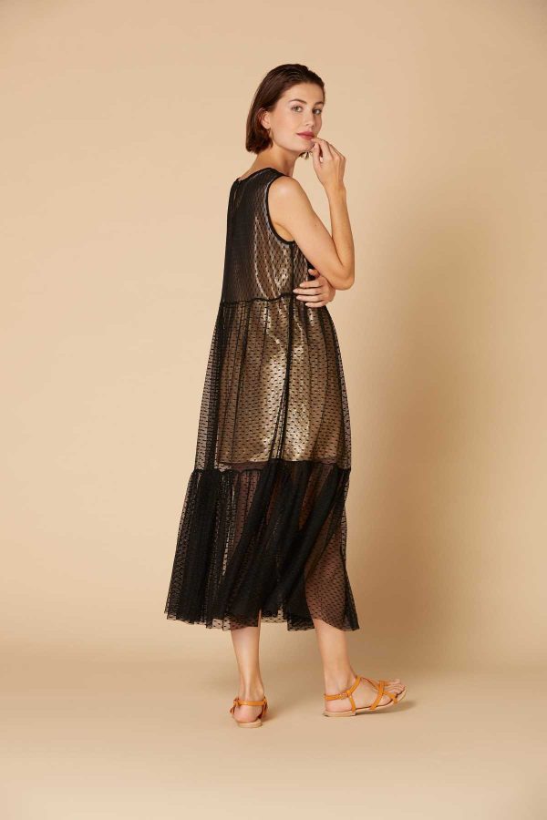 Robe longue ample en tulle - Adequat - Image 7