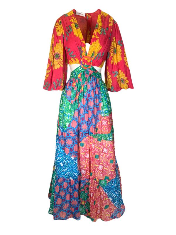 Robe longue imprimée dos nu CAMARGUE - Image 4