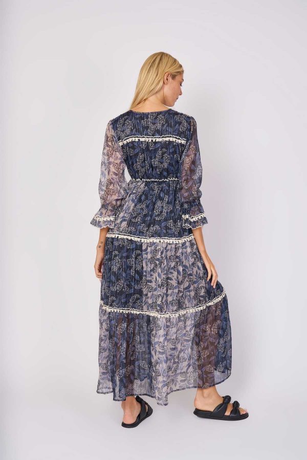 Robe longue imprimée CABRIERES - Image 2