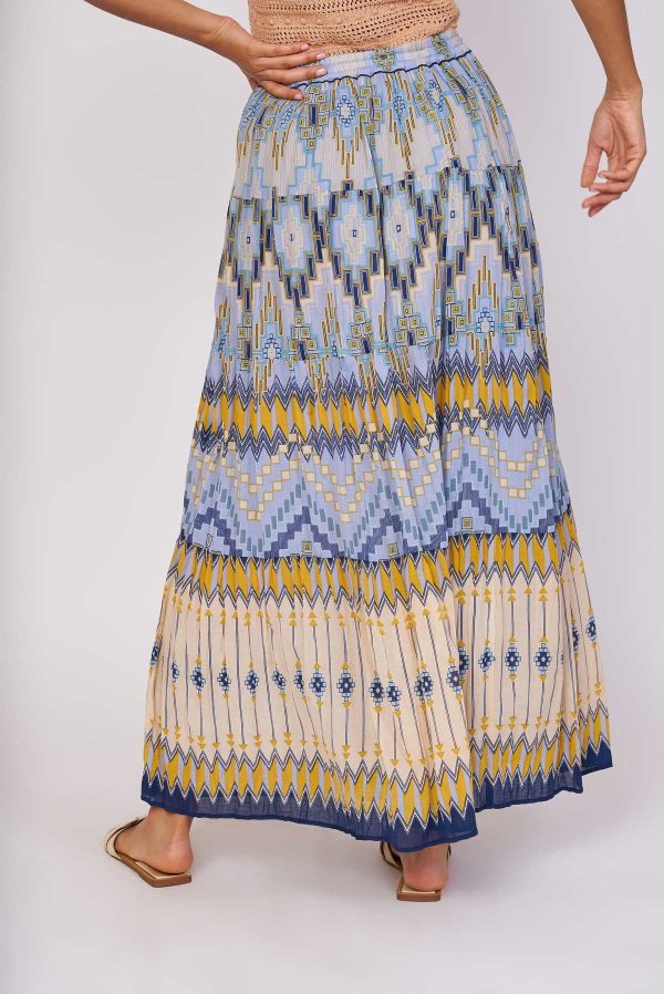 Jupe longue imprimée viscose FLYNN - Image 2