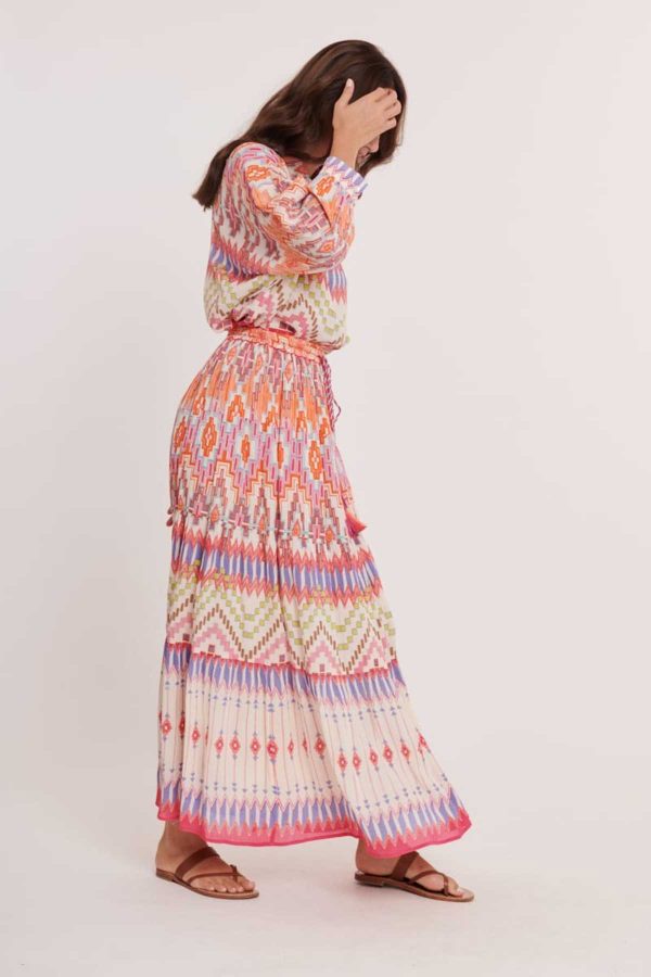 Jupe longue imprimée viscose FLYNN - Image 6