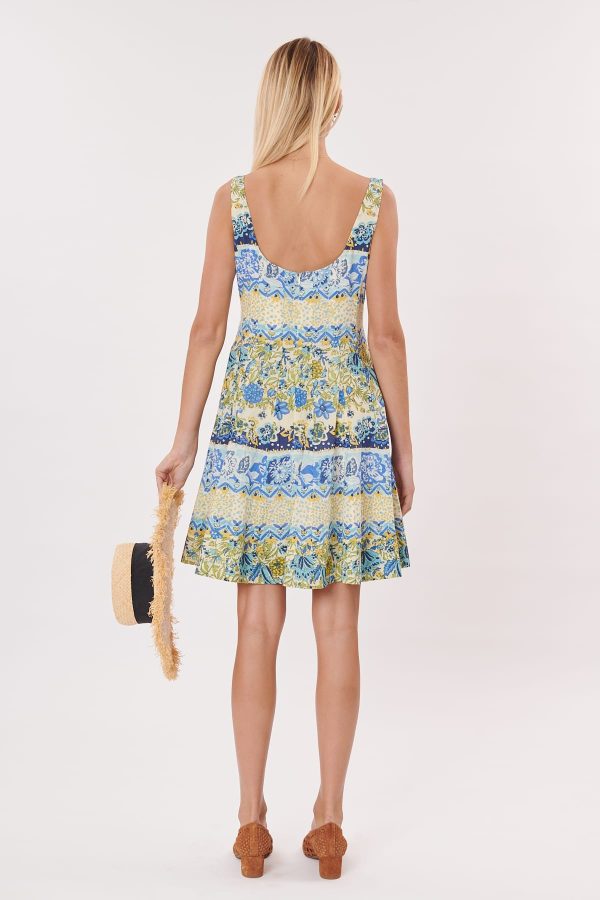 Robe courte imprimée à bretelles TACATA - Image 4