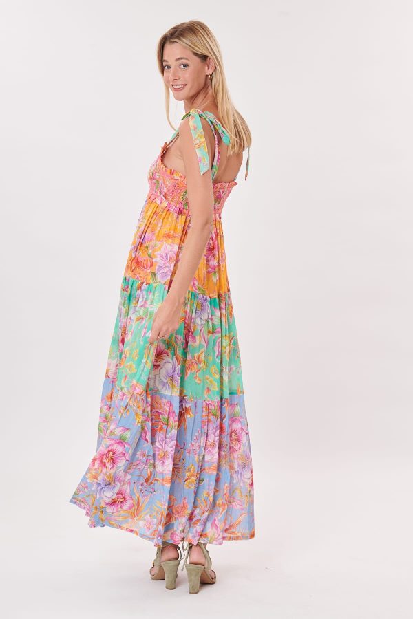 Robe longue imprimée à bretelles TANTALE - Image 5