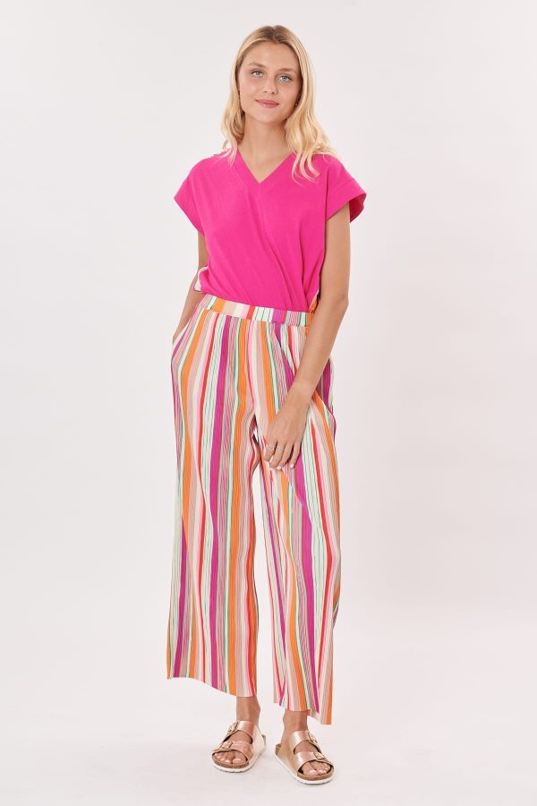 Pantalon ample plissé imprimé PANJABI