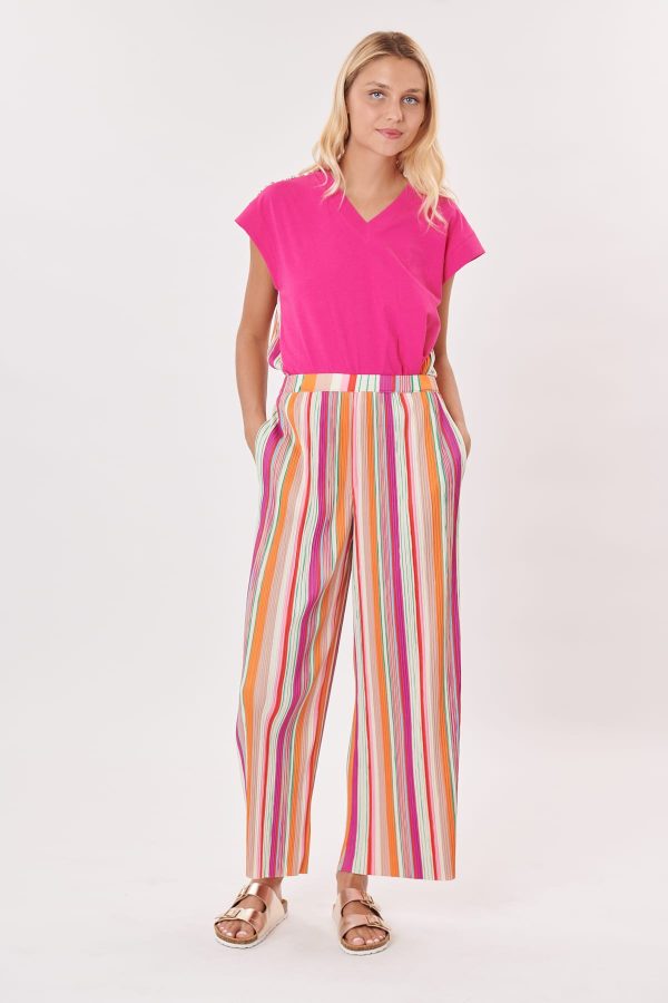 Pantalon ample plissé imprimé PANJABI - Image 2