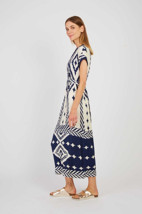 Robe longue imprimée en jersey PIVERT - Image 3