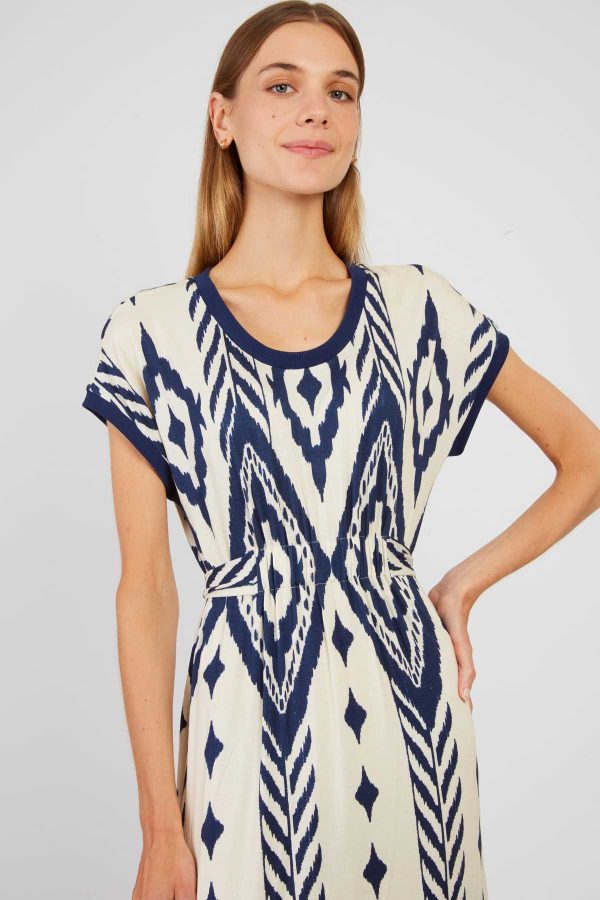 Robe longue imprimée en jersey PIVERT - Image 5