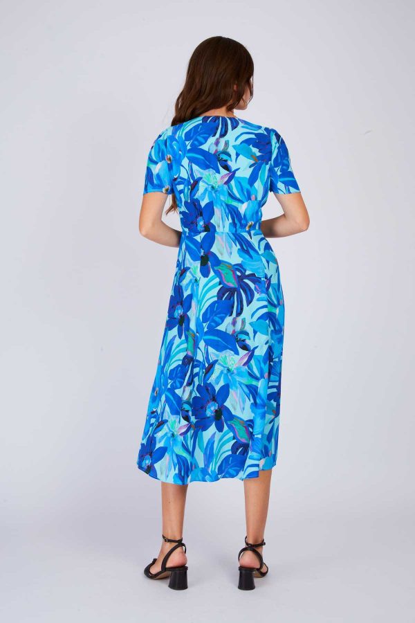 Robe longue imprimée floral PRUNE - Image 3