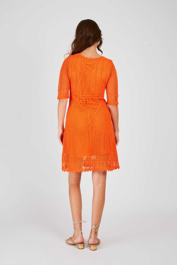 Robe courte unie en maille XARA - Image 3