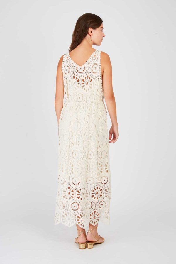 Robe longue unie en maille XAVIERE - Image 5