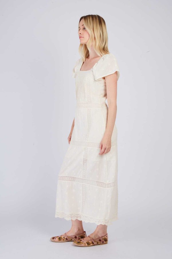 Robe longue en dentelle CHRISTELLE - Image 2