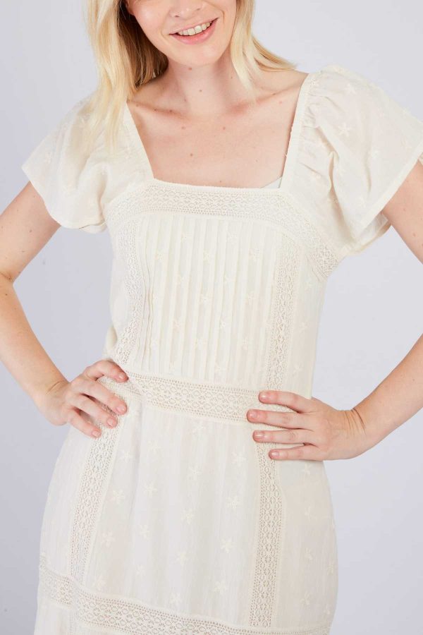 Robe longue en dentelle CHRISTELLE - Image 4