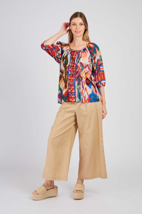 Blouse manches 3/4 imprimée LAMBADA