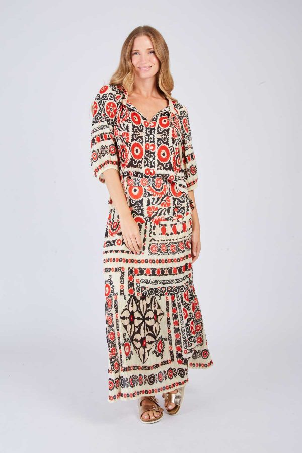 Blouse manches 3/4 imprimée LOURINE