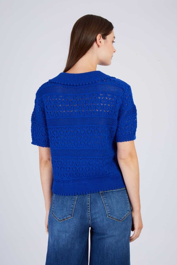 Top uni en maille ELISABETH - Image 5