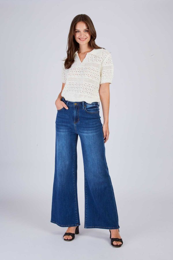 Top uni en maille ELISABETH - Image 6