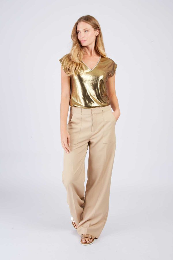 Pantalon droit uni DAKOTA - Image 2