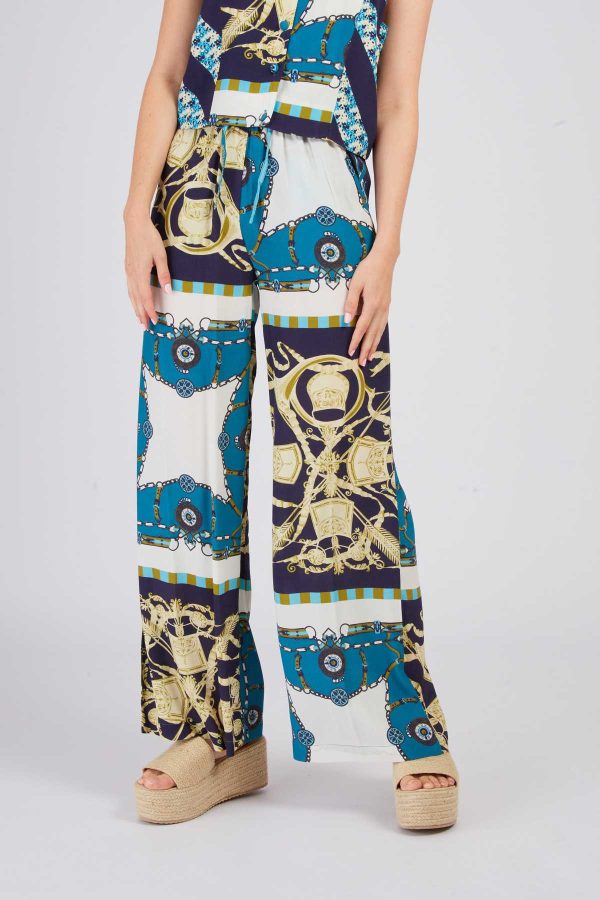 Pantalon évasé imprimé DANITZA - Image 2